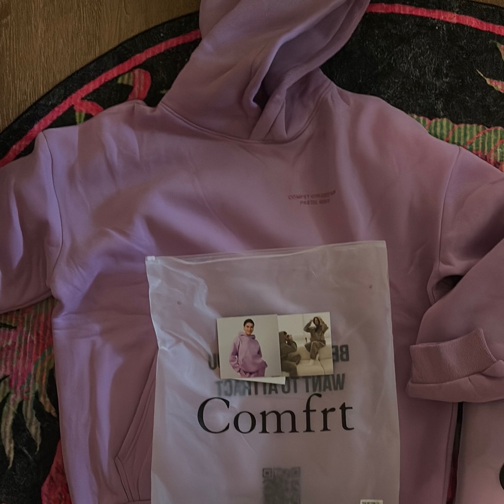 Comfort Colors Lavender Sleeveless Hoodie